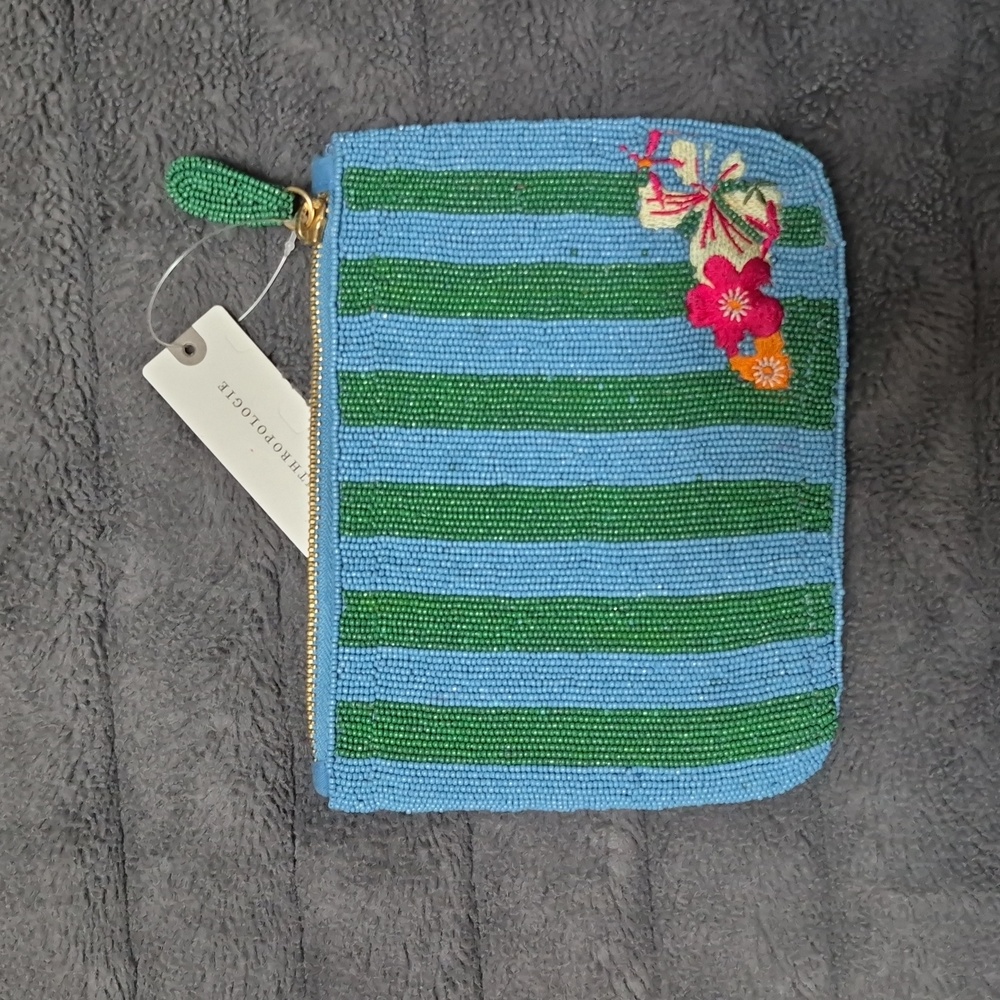 Anthropologie X Daniella Manini Beaded Capri City Pouch, New With Tags! - Picture 8 of 17